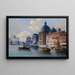 Venezia San Simeone - Karl Kaufmann — quadro incorniciato alla parete