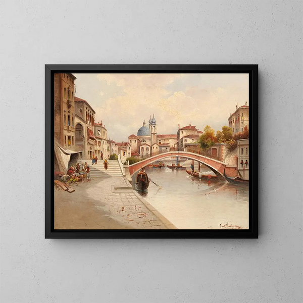 Motivo veneziano II - Karl Kaufmann — quadro incorniciato alla parete