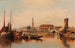 Scène veneziana con vista sulla piazza San Marco - Karl Kaufmann — vista dell’opera