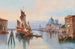 Venezia, vista di Santa Maria della Salute - Karl Kaufmann — vista dell’opera