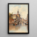 Canal Reggio a Venezia - Karl Kaufmann — quadro incorniciato alla parete