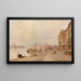 Venezia Riva dei Sette Martiri - Karl Kaufmann — quadro incorniciato alla parete