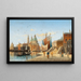 Venezia, vista di Santa Maria della Salute - Karl Kaufmann — quadro incorniciato alla parete
