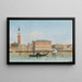 Venezia, vista della colonna di San Marco - Karl Kaufmann — quadro incorniciato alla parete