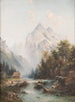 Ruisseau sauvage dans les montagnes - Karl Kaufmann — vista dell’opera