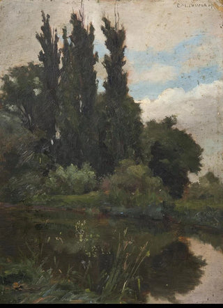 Karl Maria Thuma - Poplars by the Water.webp
