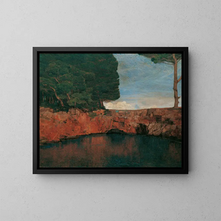 Solitudine - Karl Mediz — quadro incorniciato alla parete