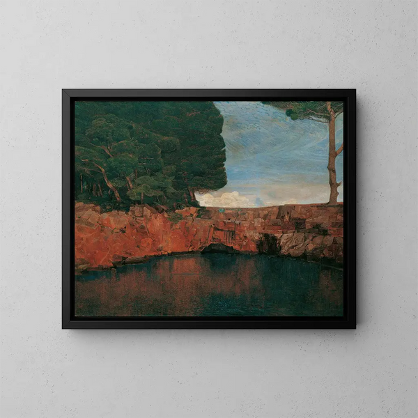 Solitudine - Karl Mediz — quadro incorniciato alla parete