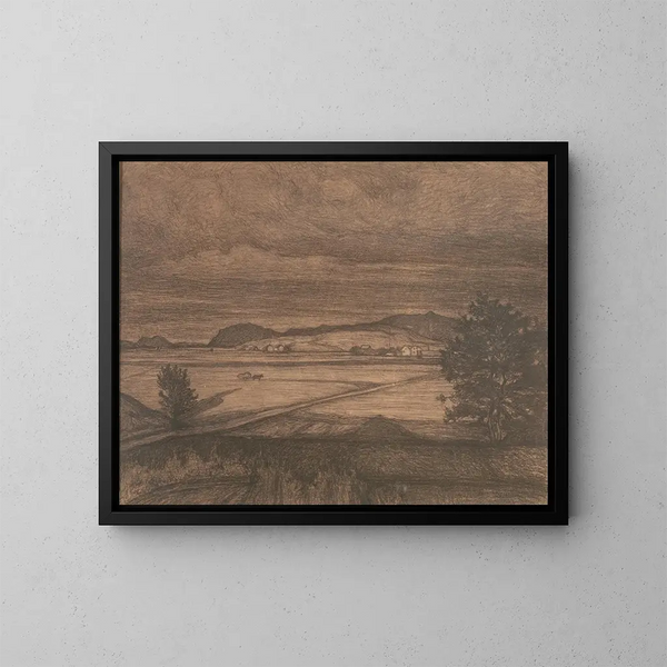 Hgadal sur Tjrn - Karl Nordström — quadro incorniciato alla parete