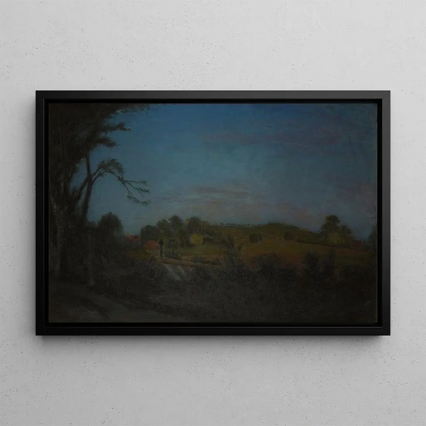 Soirée d'estate a Bellevue - Karl Nordström — quadro incorniciato alla parete