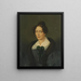 Ritratto di una dama - Karl Philipp Schwab — quadro incorniciato alla parete