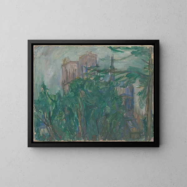 Movimento di Parigi Notre-Dame - Karl Prsimgi — quadro incorniciato alla parete