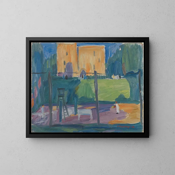 Movimento della tomba - Karl Prsimgi — quadro incorniciato alla parete