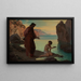 Sant'Agostino con ragazzi sul mare - Karl Schnbrunner — quadro incorniciato alla parete