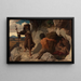 La tentazione di Sant'Antonio - Karl Schnbrunner — quadro incorniciato alla parete