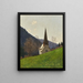 Cappella di Saint-Oswald nella valle dell'Höllental - Karl Schuster — quadro incorniciato alla parete
