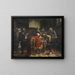 Annuncio della pena di morte a Johann Friedrich de Saxe - Karl Swoboda — quadro incorniciato alla parete