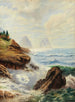 sulla costa di Ischia con vista sulle scogliere dei Faraglioni - Karl Theodor Boehme — vista dell’opera