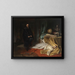 Seni davanti al corpo di Wallenstein - Karl Theodor von Piloty — quadro incorniciato alla parete