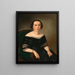 Ritratto di Amalia Schmidt - Karl Vogl — quadro incorniciato alla parete