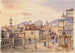 Il Ponte della Madeleine sul Wienfluss - Karl Wenzel Zajicek — vista dell’opera