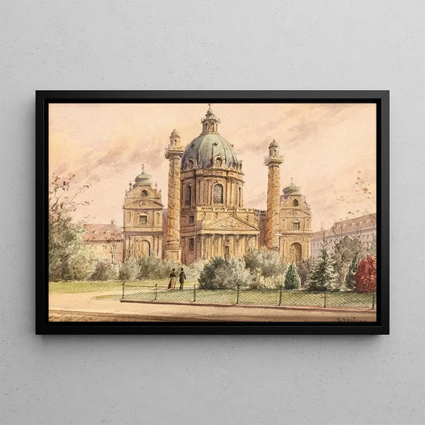 Karl Wenzel Zajicek - Saint Charles s Church in Vienna.webp