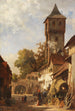 Petite ville du sud de l'Allemagne en été - Karl Weysser — vista dell’opera