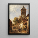 Petite ville du sud de l'Allemagne en été - Karl Weysser — quadro incorniciato alla parete