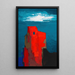 Ruine de château - Karl Wiener — quadro incorniciato alla parete
