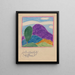 Paesaggio di primavera - Karl Wiener — quadro incorniciato alla parete