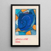 Composition en bleu - Karl Wiener — quadro incorniciato alla parete