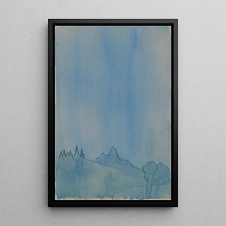 Karl Wiener - Landschaft in Blau.webp