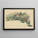Sans Titre Maisons de Paysans sur Colline - Karl Wiener — quadro incorniciato alla parete