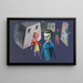 Sans titre, studio di figure II - Karl Wiener — quadro incorniciato alla parete