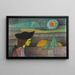 Sans titre Donna con cappello nero - Karl Wiener — quadro incorniciato alla parete