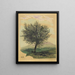 Albero a foglie decidue senza titolo in un paesaggio - Karl Wiener — quadro incorniciato alla parete