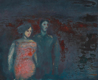 Karl Wiener - Ohne Titel Mann in Landschaft.webp