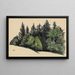 Sans titre Pezzo di foresta - Karl Wiener — quadro incorniciato alla parete