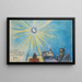 Eclissi solare e anniversario della madre - Karl Wiener — quadro incorniciato alla parete