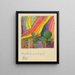 Tramonto folle - Karl Wiener — quadro incorniciato alla parete