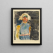 Ritratto di donna II - Karl Wiener — quadro incorniciato alla parete