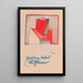 Construction cubique - Karl Wiener — quadro incorniciato alla parete