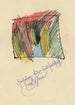 Disegno penna e pastello a colori - Karl Wiener — vista dell’opera