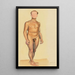 Nu masculin VI - Karl Wiener — quadro incorniciato alla parete