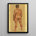 Nu masculin VII - Karl Wiener — quadro incorniciato alla parete