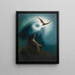 Hélios, martire e figlio crocifisso - Karl Wilhelm Diefenbach — quadro incorniciato alla parete