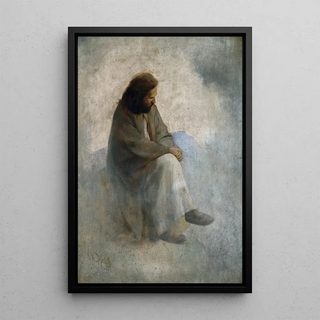 Karl Wilhelm Diefenbach - Selfportrait as Christ.webp