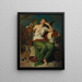 Allegoria dell'arte. Progetto per le affreschi del Hall of Fame e delle sale adiacenti a Vienna. - Karl von Blaas — quadro incorniciato alla parete