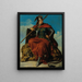 Allegoria del coraggio - Karl von Blaas — quadro incorniciato alla parete