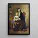 Leonie comtesse Lanckoronska née comtesse Potocka con suo figlio Karl - Karl von Blaas — quadro incorniciato alla parete